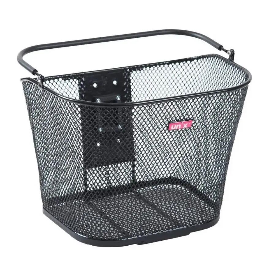 Unix Flavio Front Bicycle Basket — Black.