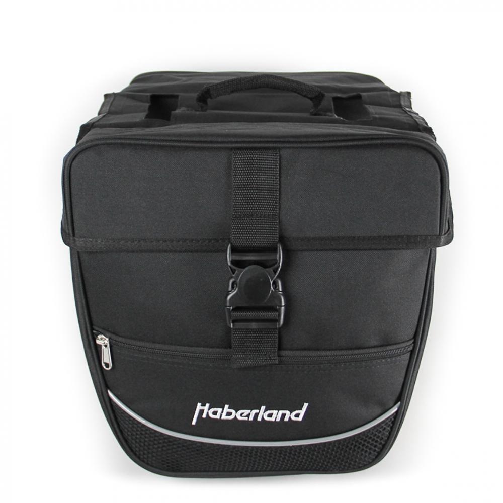 HABERLAND Haberland Doppeltasche Einsteiger schwarz 30x32x13cm 25l
