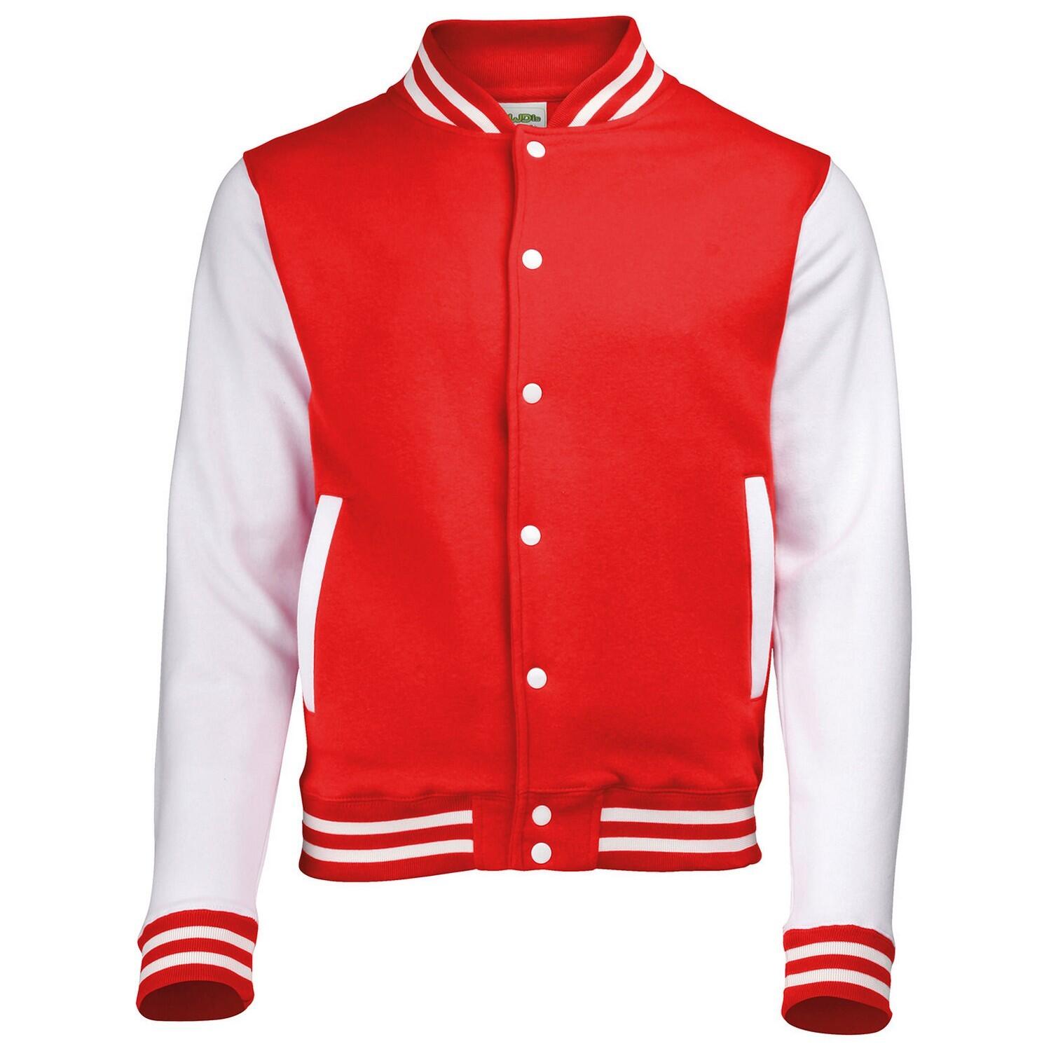 fluo red / dark brown