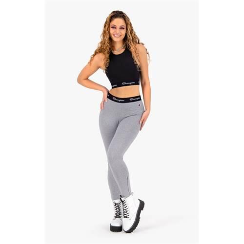 Spodnie treningowe damskie Champion Wmns Script Logo Waist Zip Detail Leggings 3/5