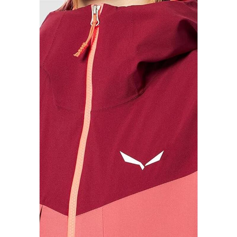 Geacă de schi 282546571 clasică cu glugă bordo damă