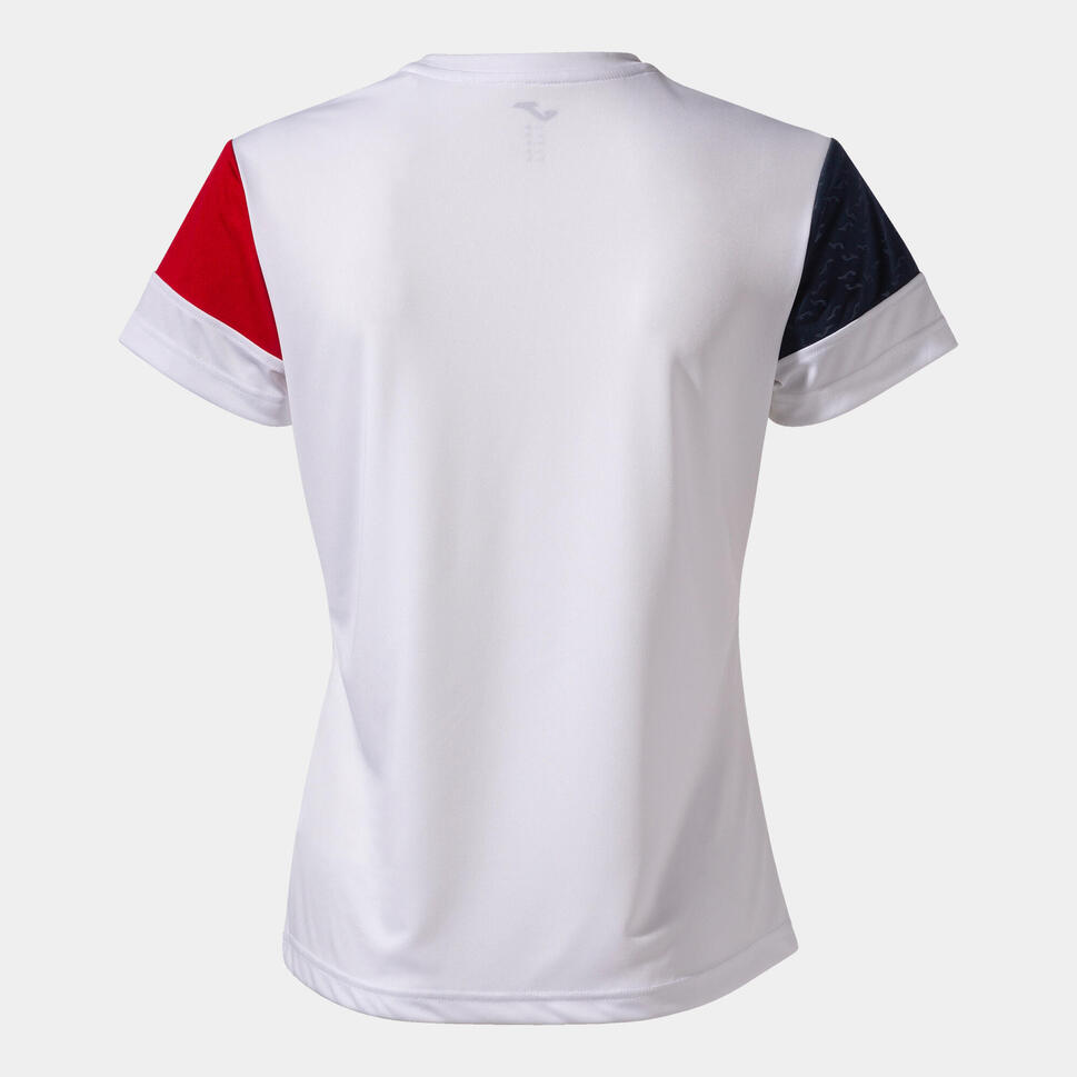 Sportowa T-Shirt Damska Joma XL - Biała/Czerwona Oddychająca i Stylowa