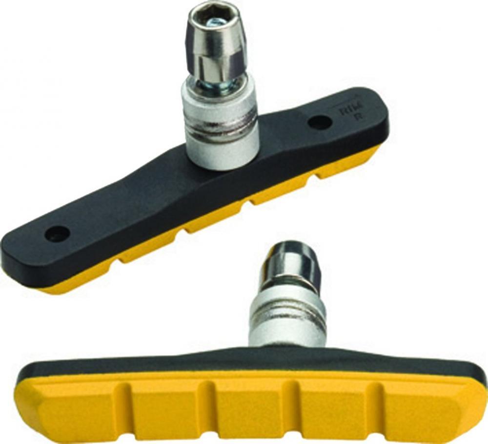 Jagwire remschoenen Mountain Sport voor V-Brake geel 2/2