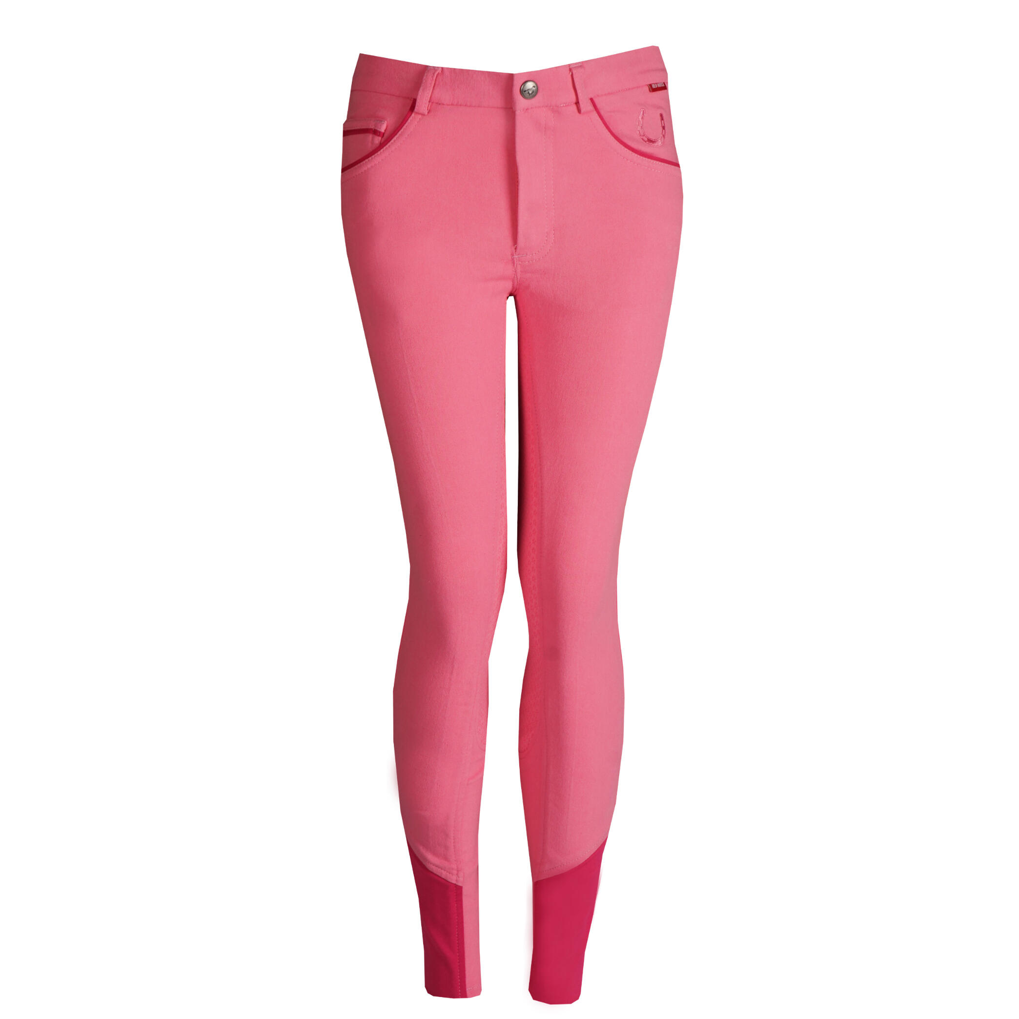 Red Horse - Pantalon Jeans High Five Fille Red Horse - Pantalon D'Équitation - Rose - 12 À 14 Ans - Decathlon