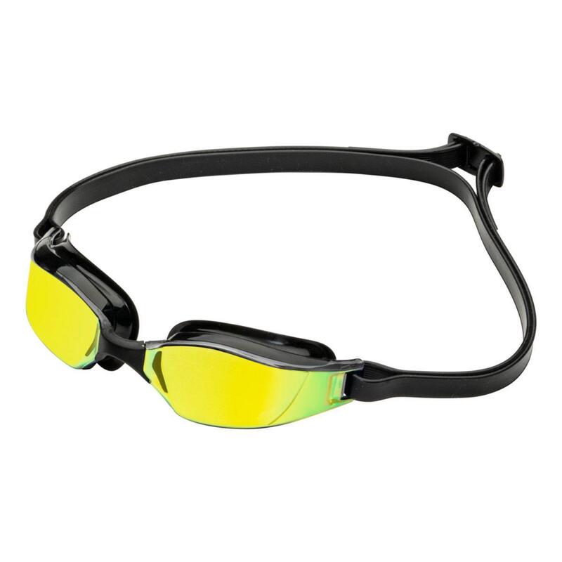 Okulary pływackie Aqua Sphere XCEED Yellow Titanium Mirrored z etui
