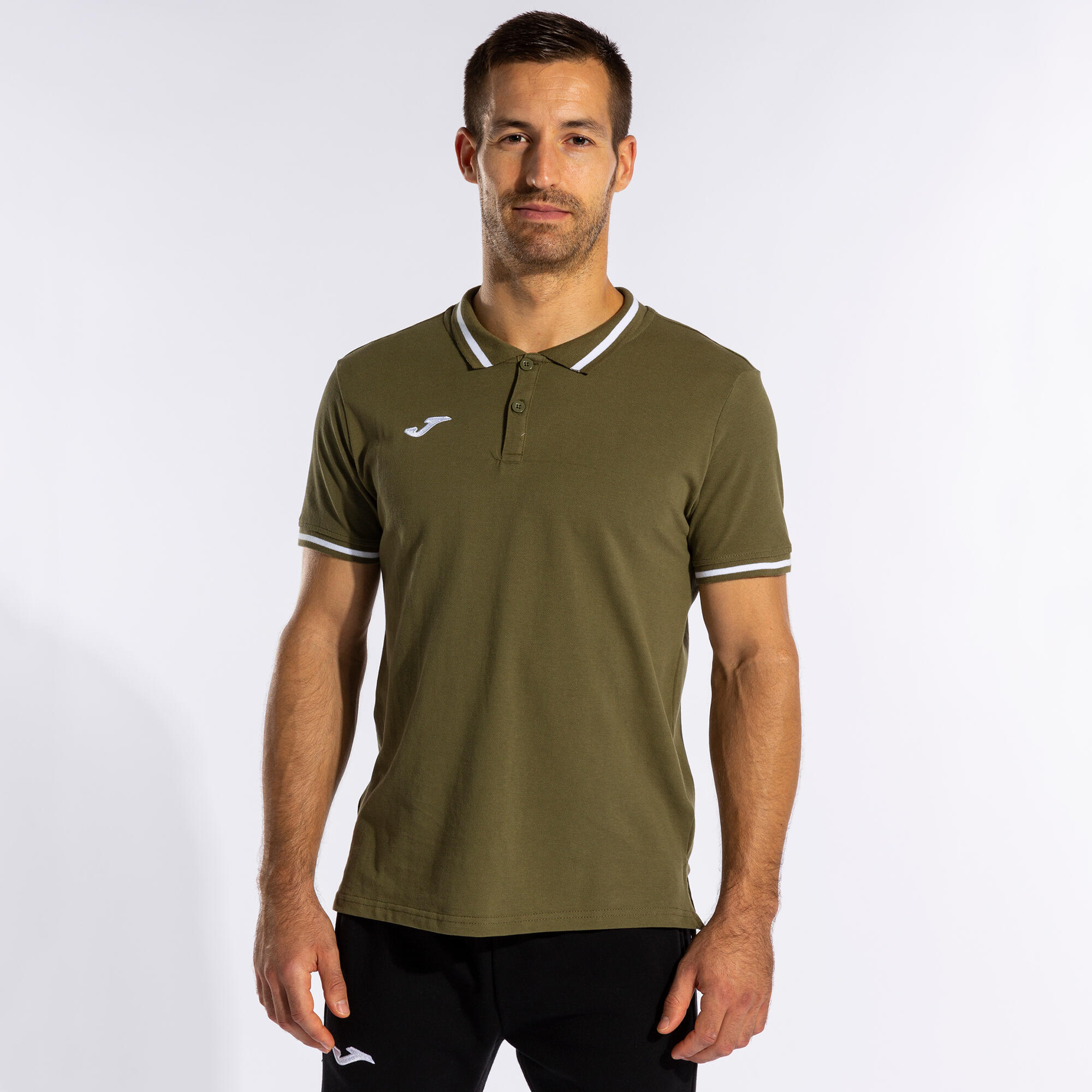 Pólo M/c Homem Joma Confort II Caqui 2/5