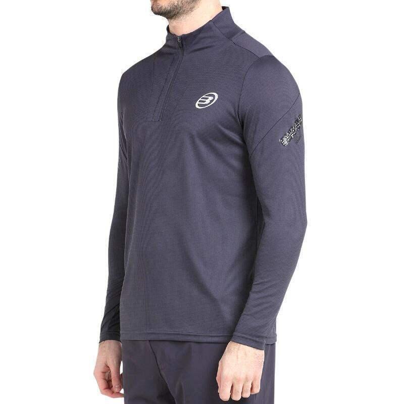 Camiseta Manga Larga Bullpadel Nidio Azul Sombra 3/5