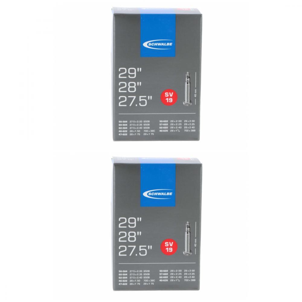 2x Schwalbe Schlauch SV19 (40/62-584/622/635) - 27,5/28/29x1.50-2.40 2/3