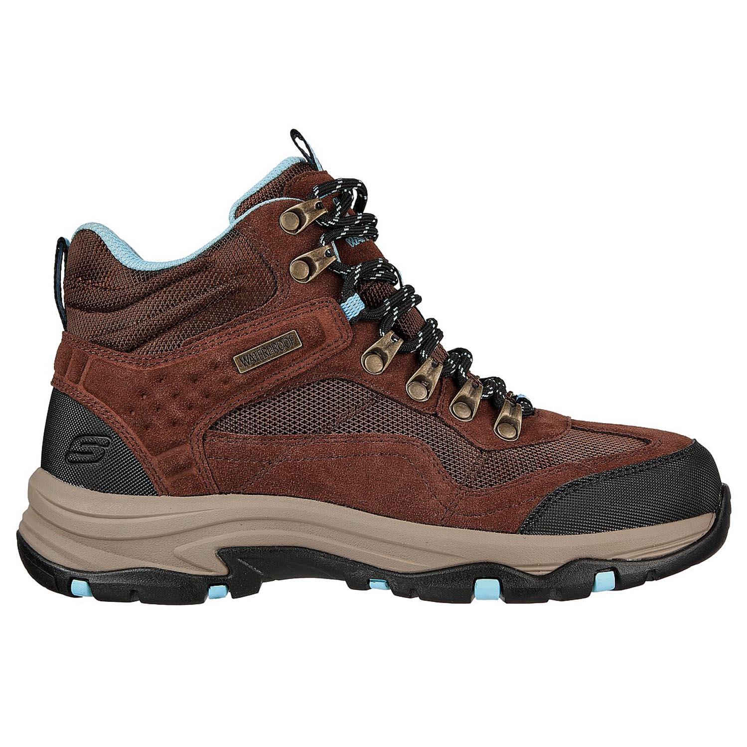 Skechers Damen TREGO BASE CAMP Hiking-Stiefel Outdoor Schuhe 167008 Braun 2/5