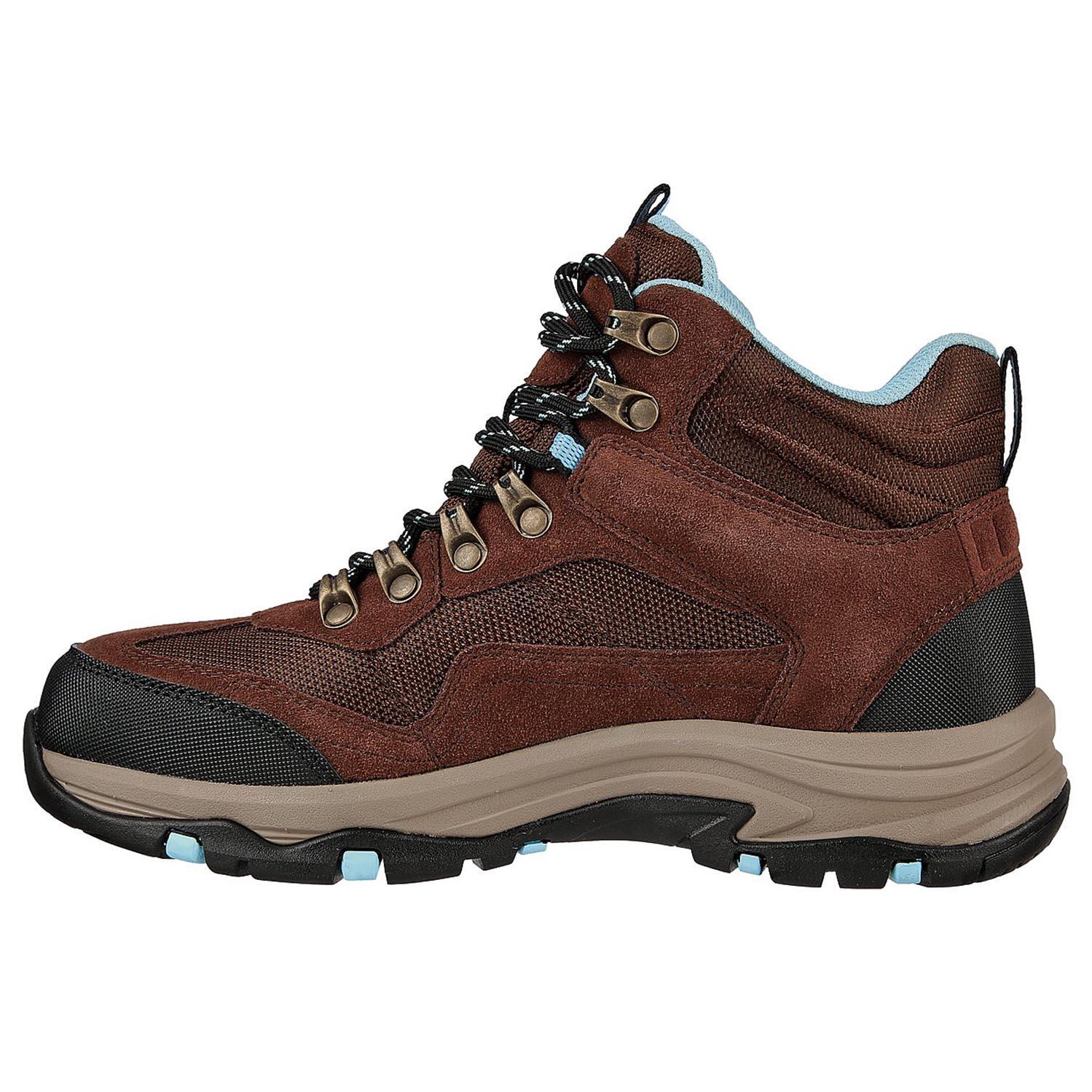 Skechers Damen TREGO BASE CAMP Hiking-Stiefel Outdoor Schuhe 167008 Braun 4/5