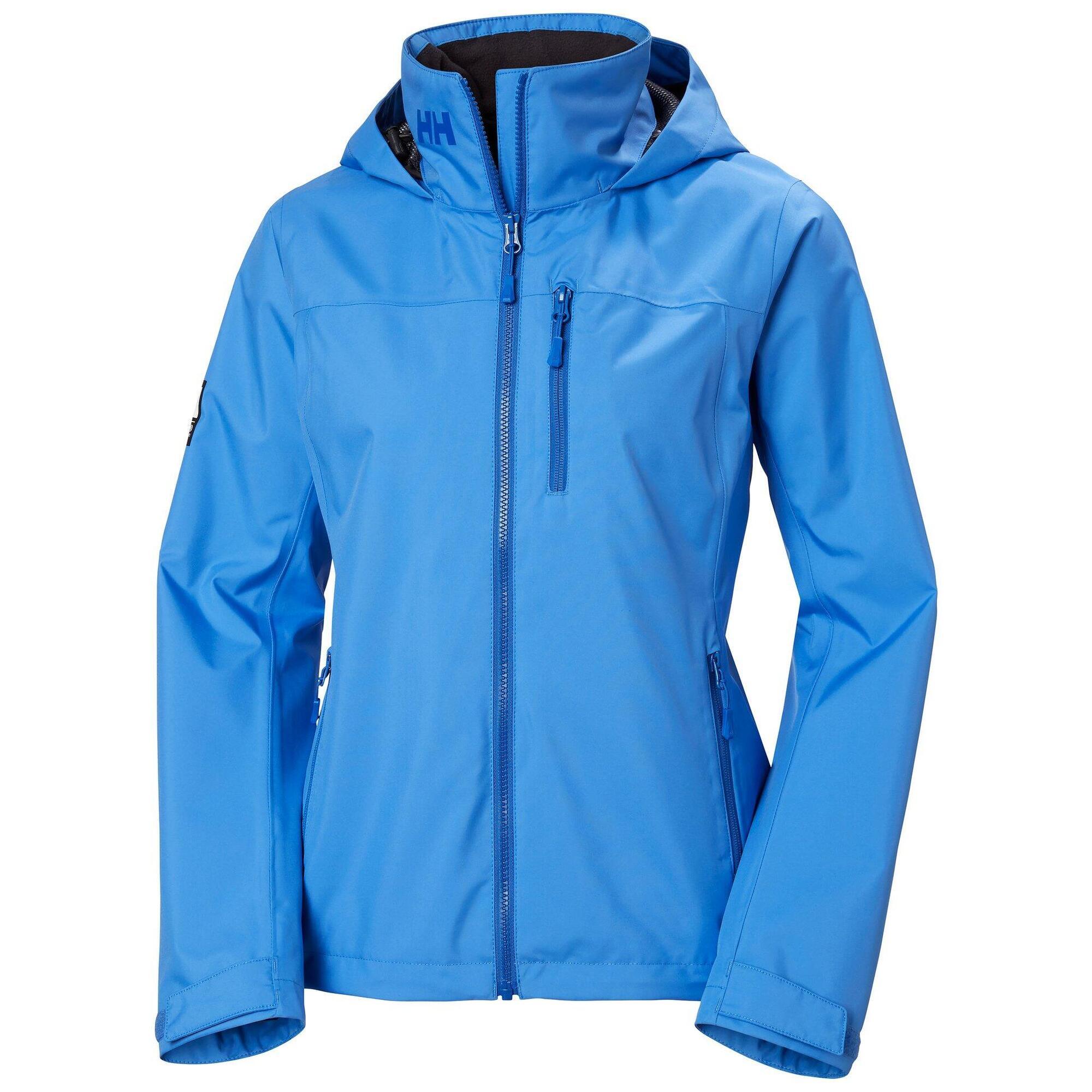 Helly Hansen - Veste Imperméable À Capuche Femme Helly Hansen Crew 2.0 - Veste - Bleu - Petit - Decathlon