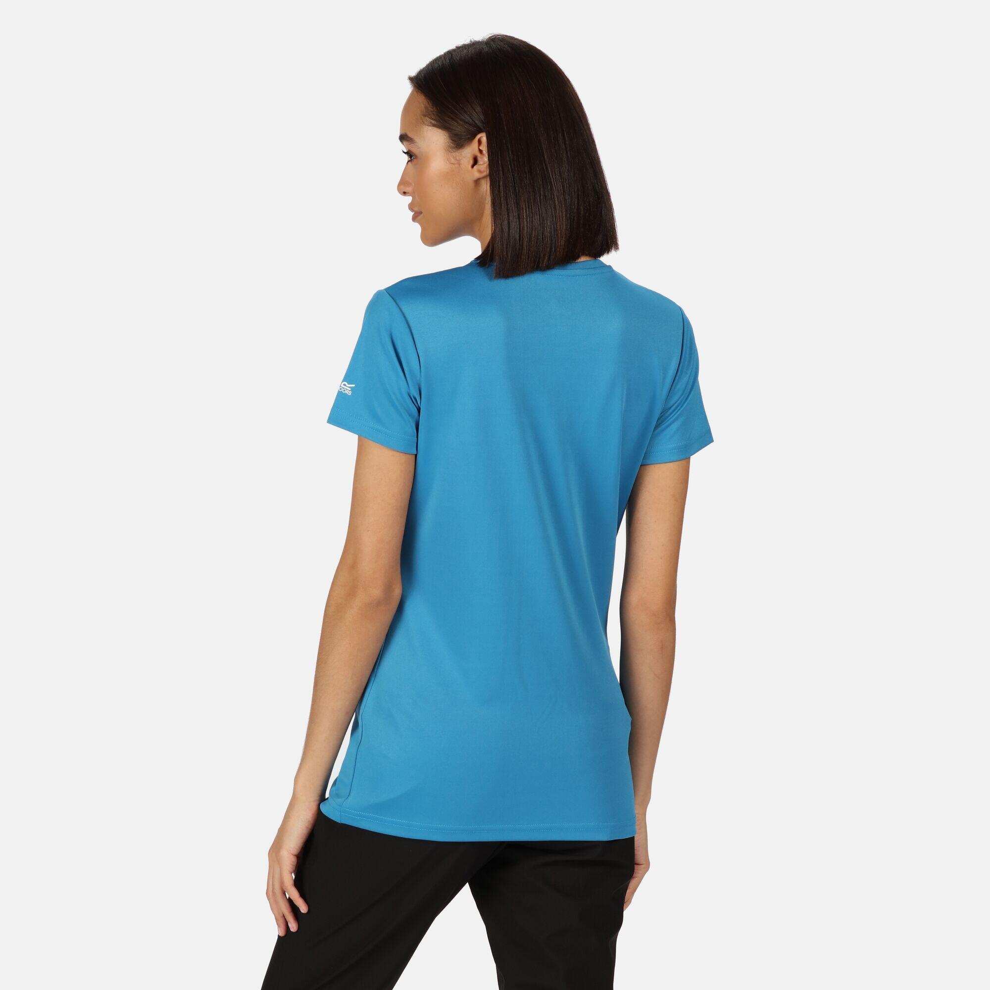 Trainingsshirt Fingal V Wandern/Outdoor/Trekking Damen Blue Aster Atmungsaktiv 3/3