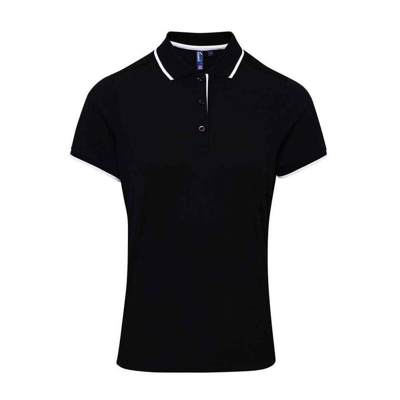 Tricou Polo Atletism Premier Coolchecker Contrast Femei