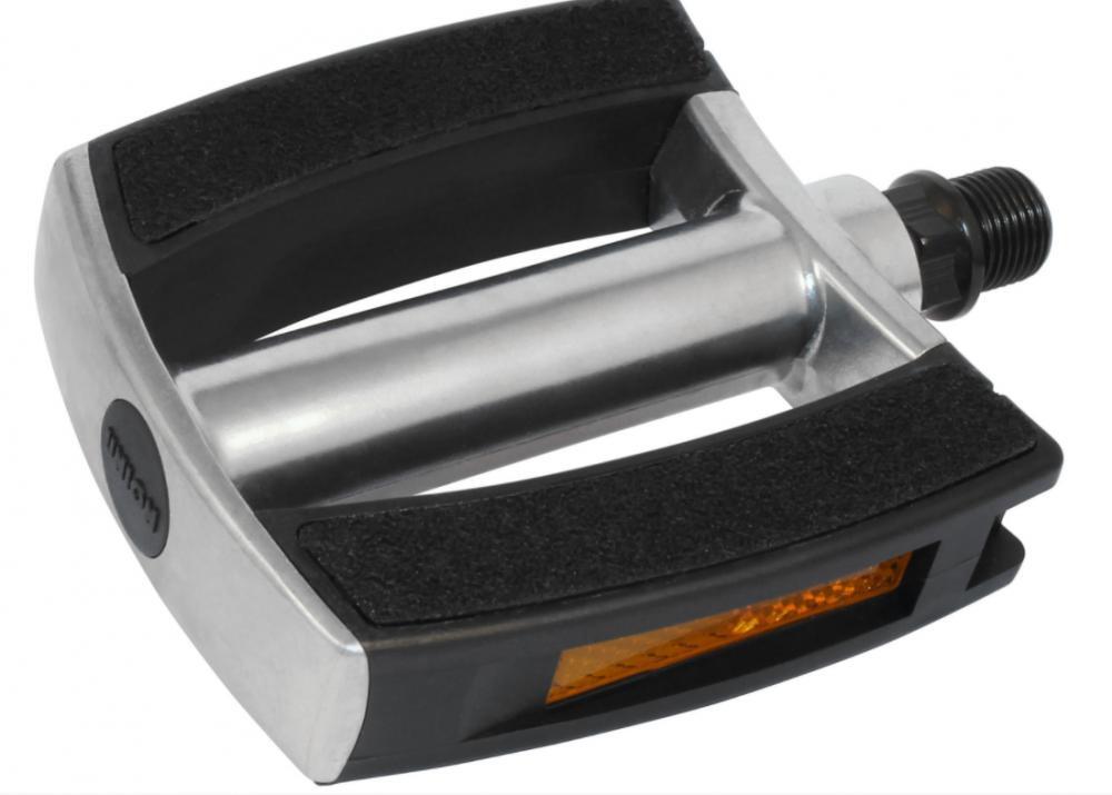 Pedal UNION SP-828 Sandblock para e-bikes aluminio negro/plata 2/2
