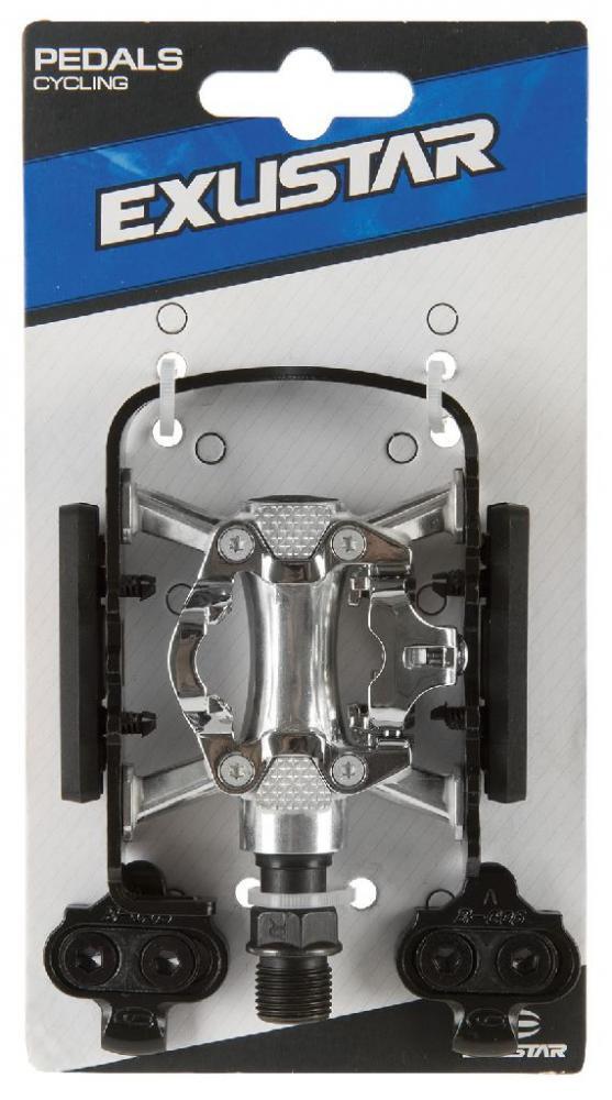 Exustar E-PM-818-03 pedal MTB DUO preto-prata 2/2