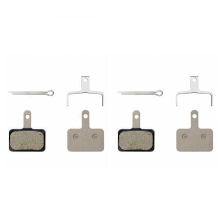 Shimano B03S Resin Scheibenbremsbeläge, organisch, 2er-Set, kompatibel mit BR...