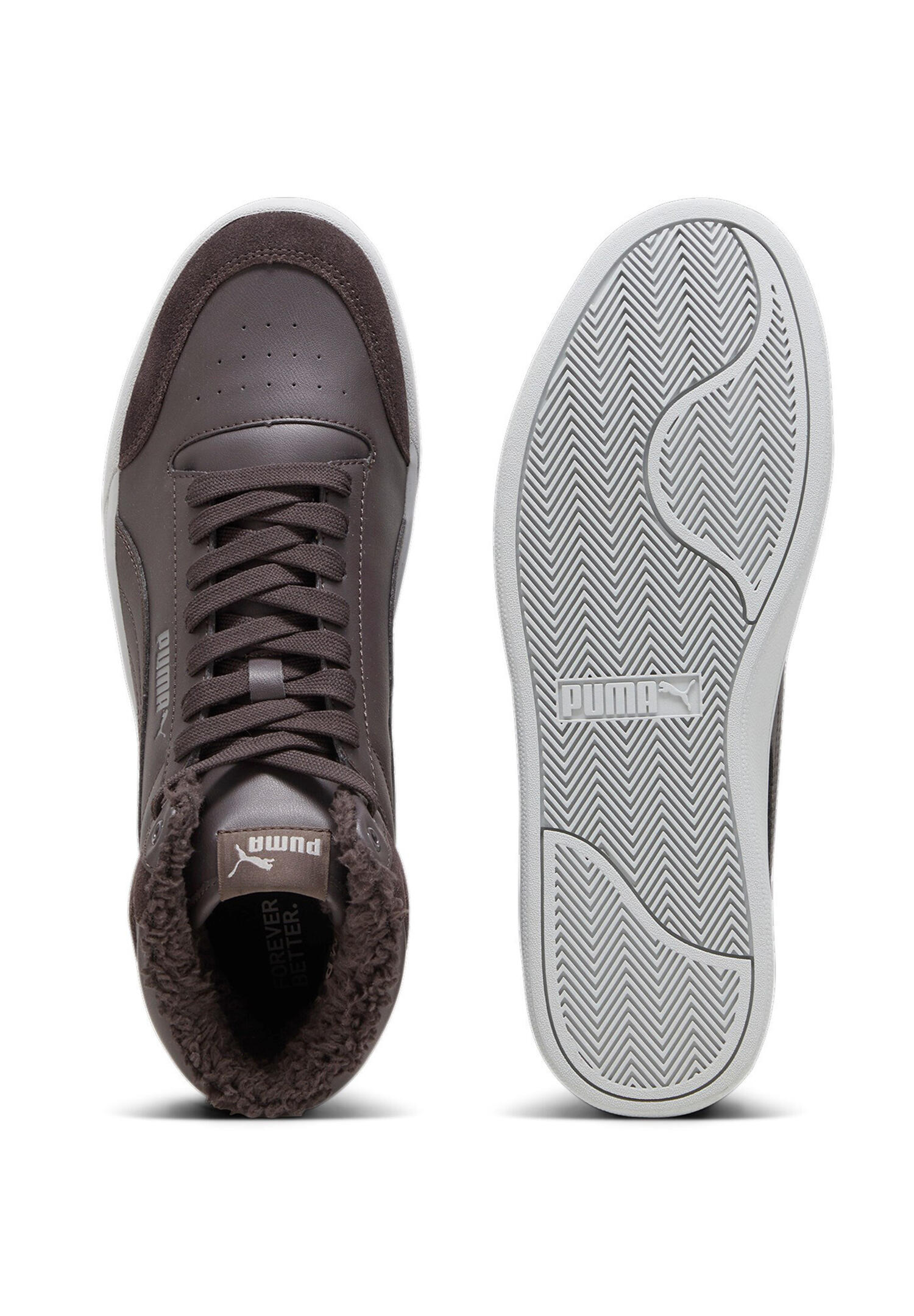 Bottes Puma Shuffle Mid Fur, Gris, Hommes 3/5