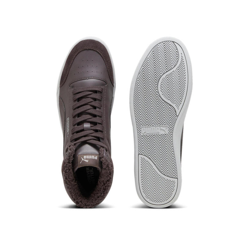 Ghete barbati Puma Shuffle Mid Fur, Gri