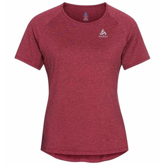 Odlo Women´s T-shirt crew neck s/s RUN EASY holly berry melange Größe L
