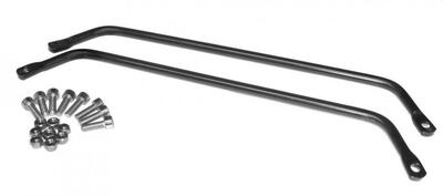 Pletscher inova steunvlak voor tas, set (paar), aluminium, zwart