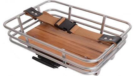 Panier de vélo Atran Velo Epic Retro avec adaptateur AVS Chrome 26,5x36,5x7cm