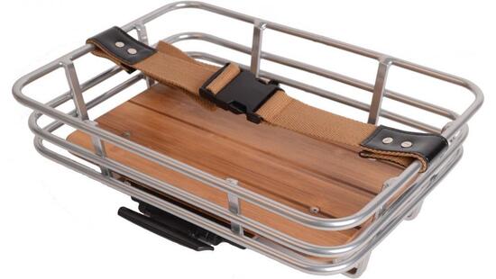 Panier de vélo Atran Velo Epic Retro avec adaptateur AVS Chrome 26,5x36,5x7cm