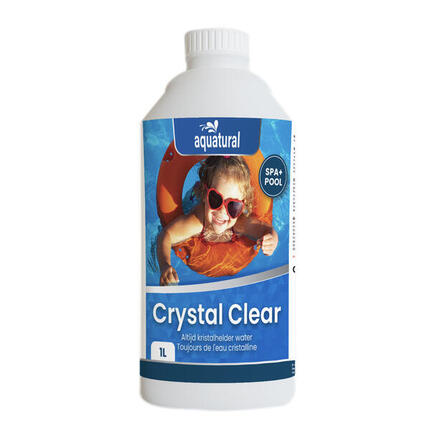 Aquatural Crystal Clear pour Eau de Piscine et Spa Cristalline 1 ltr