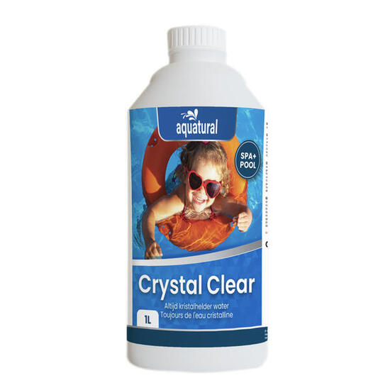 Aquatural Crystal Clear pour Eau de Piscine et Spa Cristalline 1 ltr