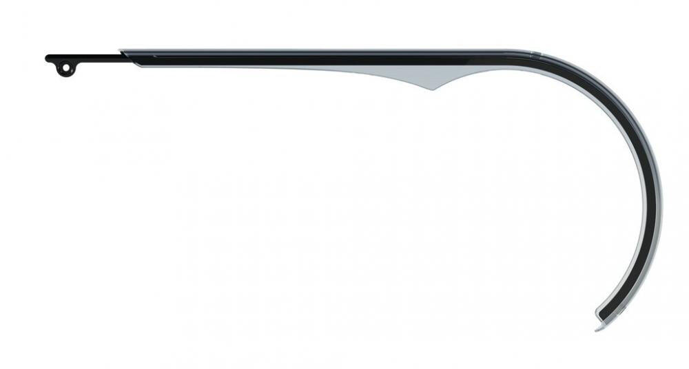 Herrmans Cache-chaine Slim 48 48 dents noir transparent Ø215 2/2