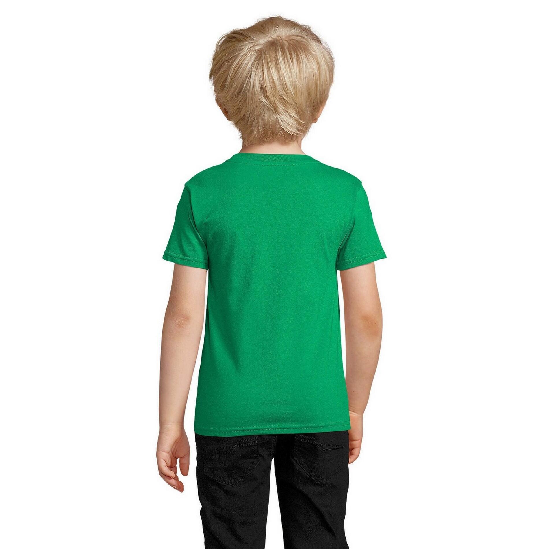 Maglietta Bambini SOLS Crusader Verde Kelly 2/3