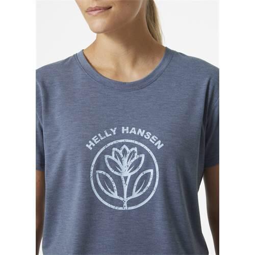 T-shirt universel femmes Helly Hansen W Skog Recycled Graphic Tee 3/5