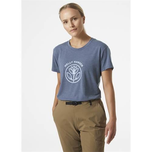 T-shirt universel femmes Helly Hansen W Skog Recycled Graphic Tee 4/5