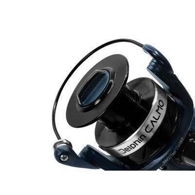 Mulineta crap/stationar Delphin CALMO 5T DP, 4R, baitrunner