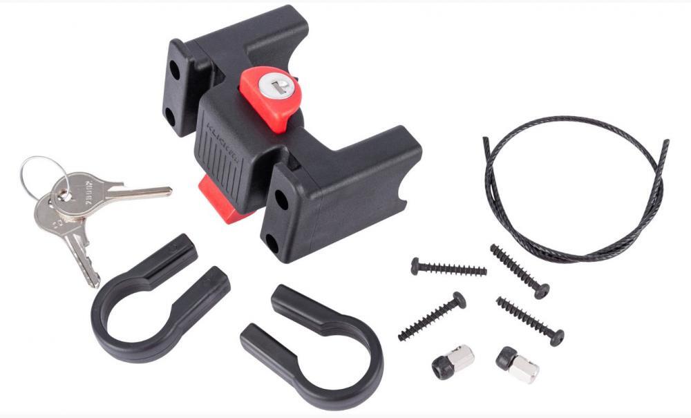 Adattatore manubrio RIXEN & KAUL Klickfix Ø22–26 mm con serratura 1/2