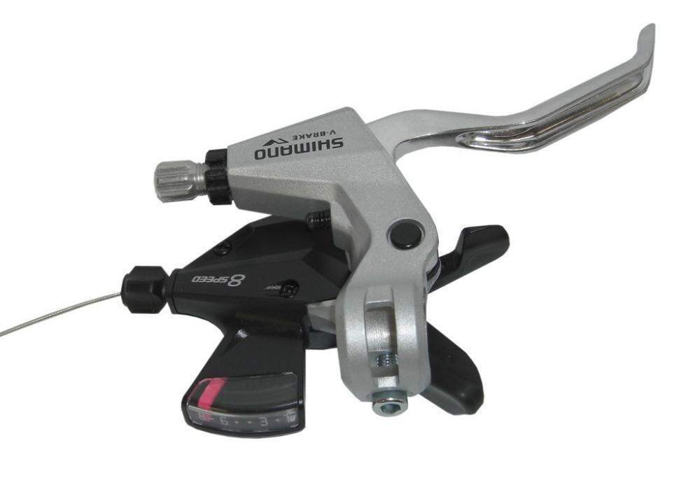 Shimano S+B-Hebel Altus ST-M310 2-Finger 8-fach, rechts, V-Brake, 2050mm, silber 2/2