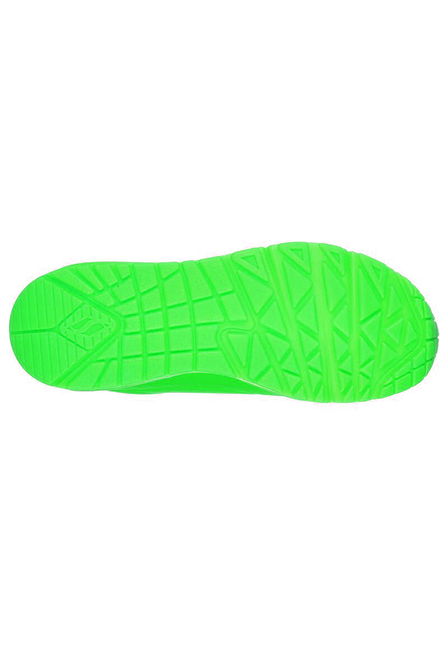 Skechers Street UNO Night Shades Sneakers Damen 73667 neon grün 4/7