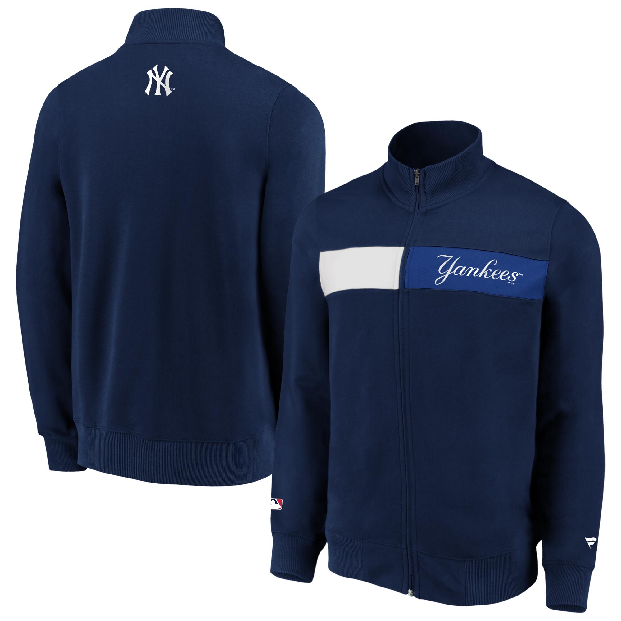 Fanatics Iconic Past & Present Veste de survêtement en polaire M Yankees 2/2