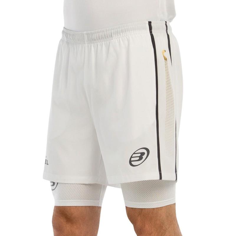 Bullpadel Premier Padel Barde Calções Branco 4/7