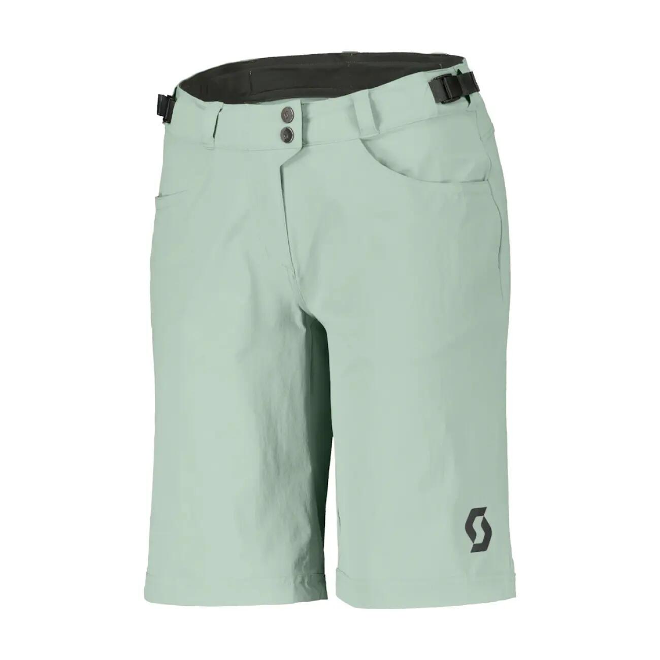 Scott - Short Sans Bavette - Trail Flow W - Collant De Vélo Avec Bretelles - Vert - Decathlon