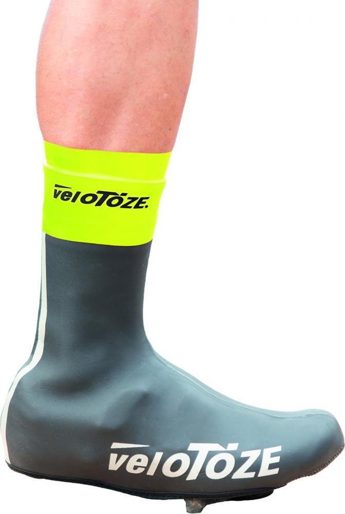 Velotoze Stulpen für Überschuhe Gelb Unisize - 2 Paar, wasserdicht, aerodynam... 2/2