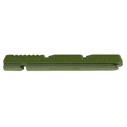 KOOL-STOP V2 klocki hamulcowe V‑brake zielone do felg ceramicznych, 2 szt.