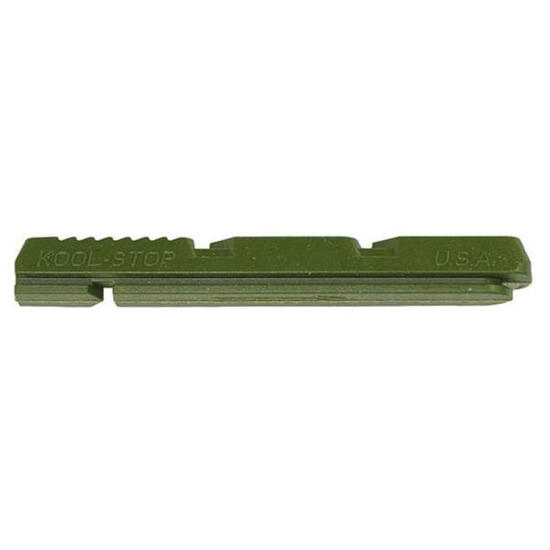 KOOL-STOP V2 klocki hamulcowe V‑brake zielone do felg ceramicznych, 2 szt.