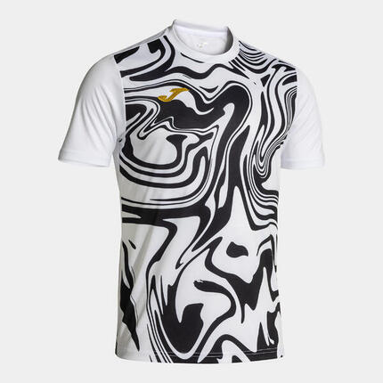 Camiseta Manga Corta Fútbol Hombre Joma Lion II Verde Flúor