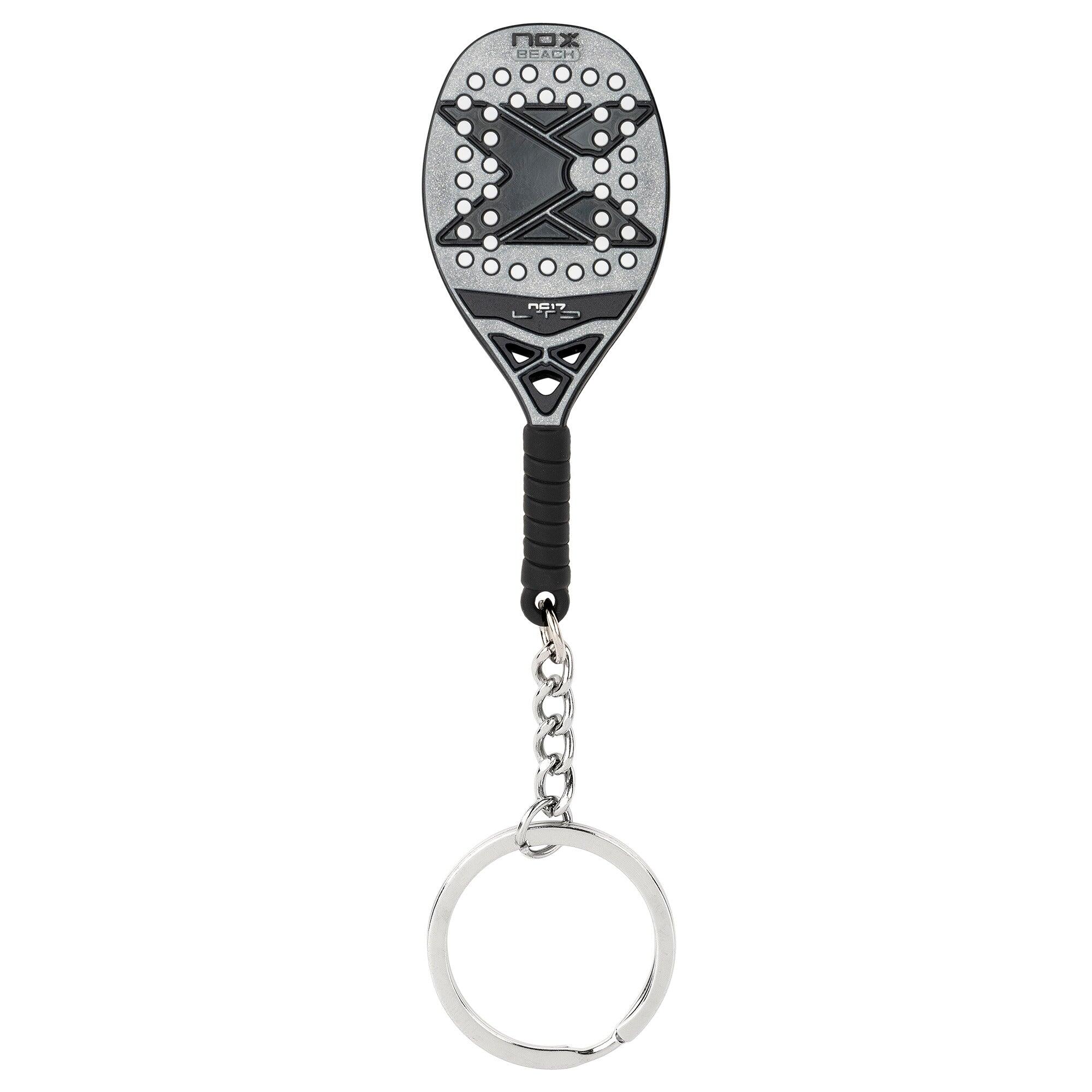 Chaveiro de borracha de beach tennis ng17 ltd