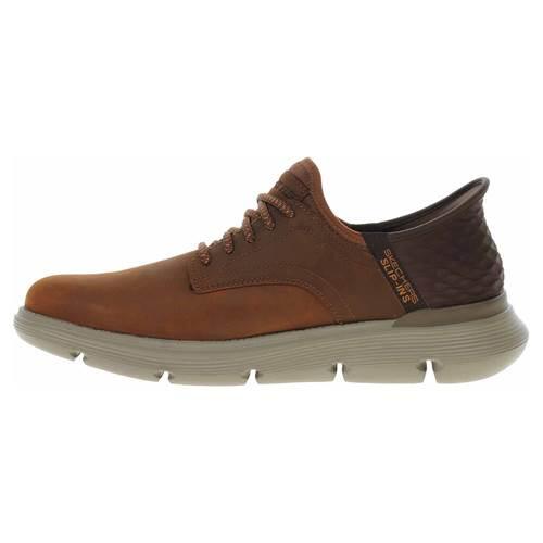 Skechers GARZA - GERVIN Herren Sneakers Slip-ins 205046 CDB braun 3/7