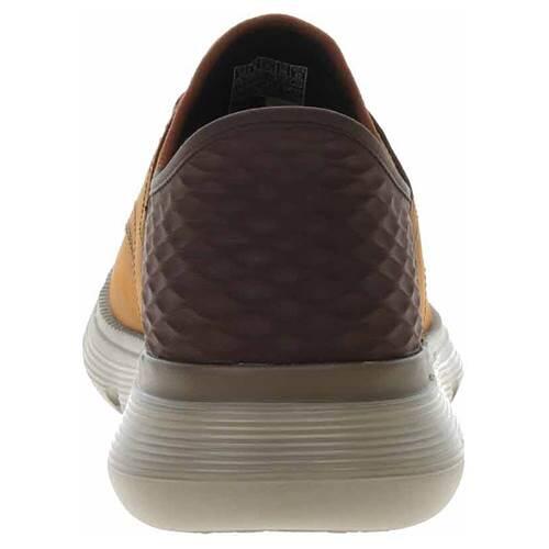 Skechers GARZA - GERVIN Herren Sneakers Slip-ins 205046 CDB braun 4/7