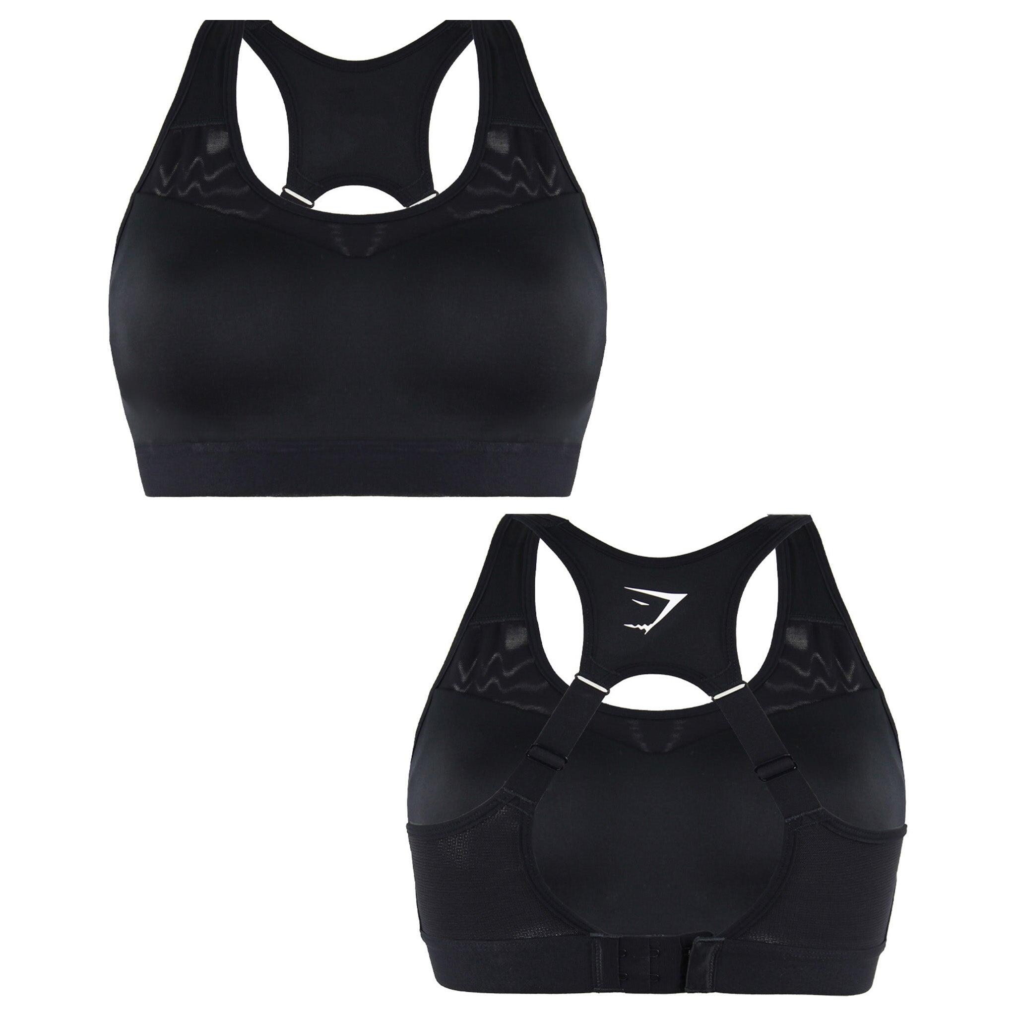 Gymshark High Support Womens Black Sports Bra 3/3