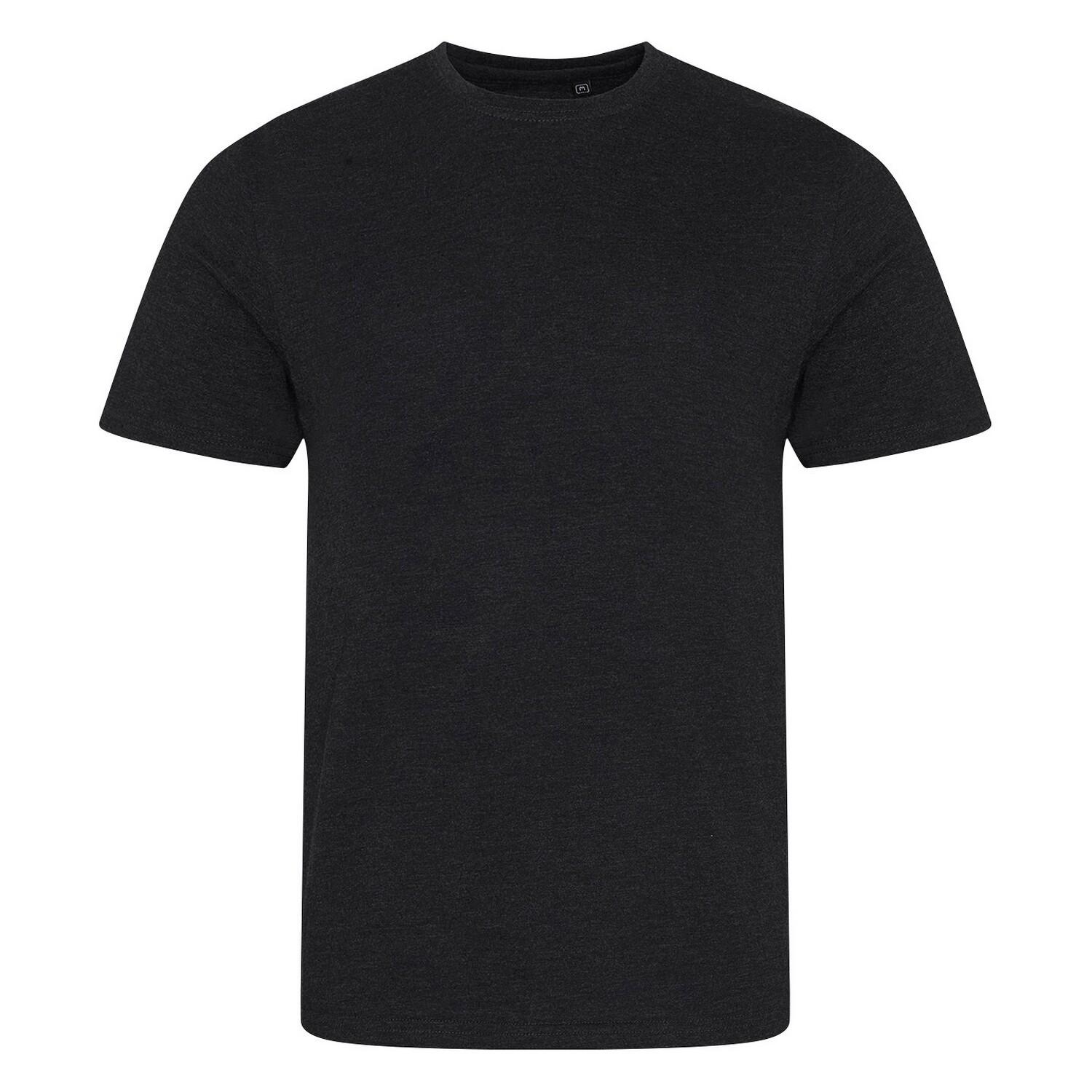 Mens Just Ts Heather Triblend TShirt (Black) 1/2