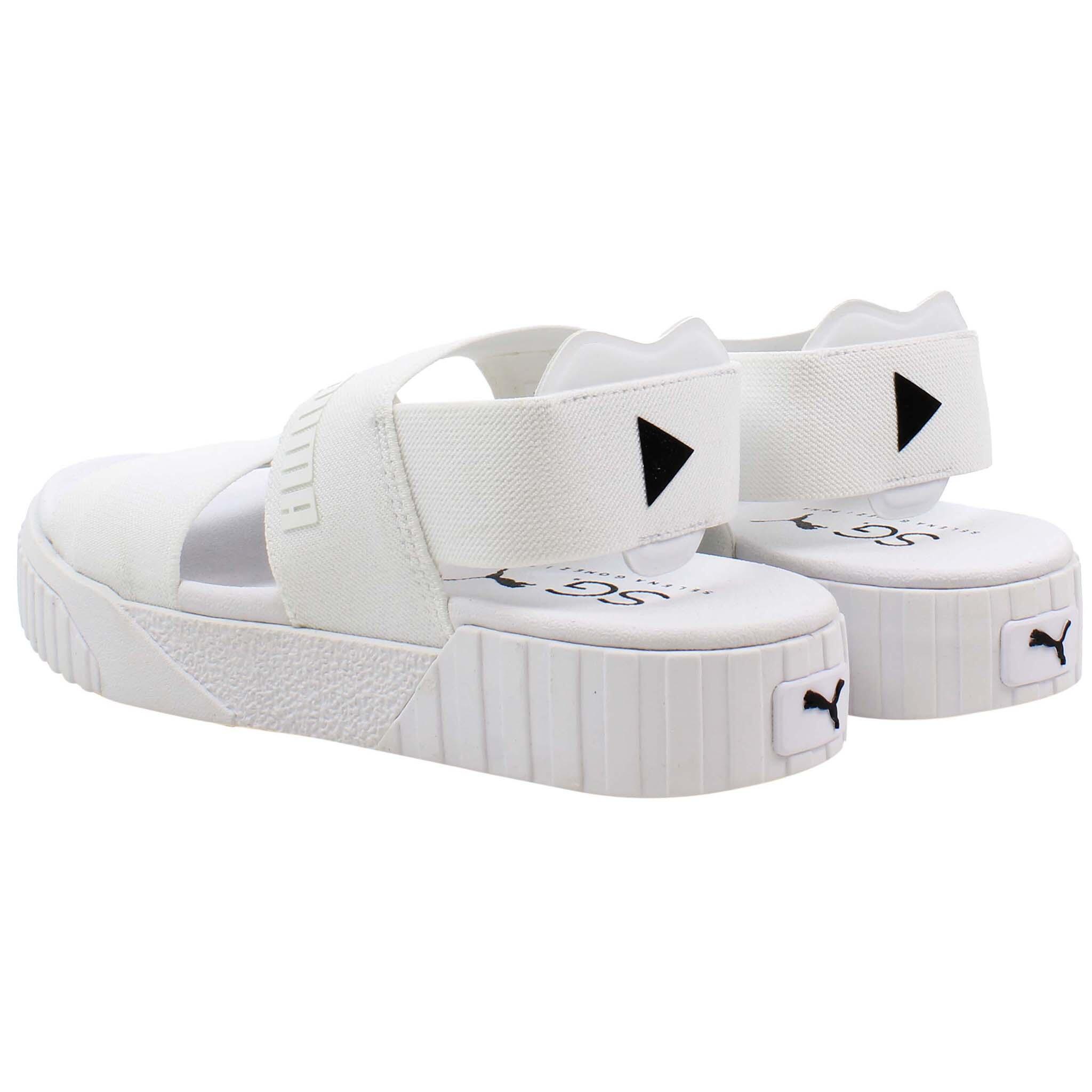 Puma Cali x Selena Gomez Womens White Sandals 5/5