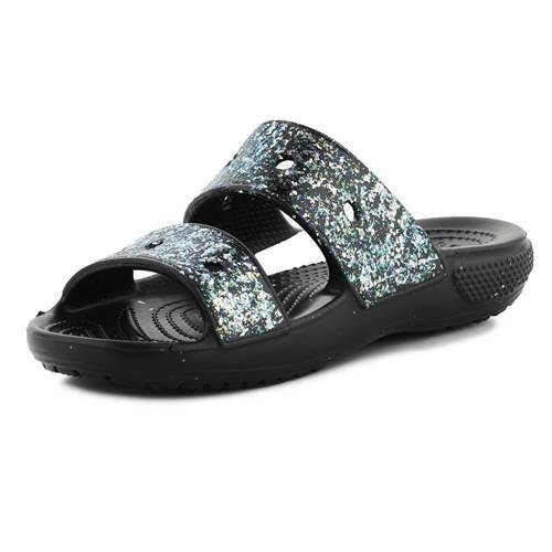 Chinelos para crianças Crocs Classic Glitter Sandal Kids 3/5